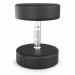 Гантель круглая обрезиненная 22,5 кг UnixFit PRO DBRND22_5PBKx2 2 шт 75_75