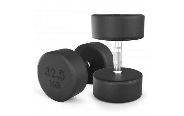 Гантель круглая обрезиненная 32,5 кг UnixFit PRO DBRND32_5PBKx2 2 шт 600_380