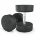 Гантель круглая обрезиненная 27,5 кг UnixFit PRO DBRND27_5PBKx2 2 шт 75_75