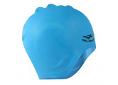 Шапочка для плавания силиконовая анатомическая (голубая) Sportex E41553