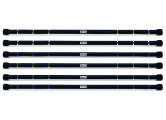 Бодибар 4кг Aerofit AFBBD4 розовые полоски