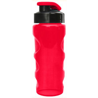 Бутылка для воды HEALTH and FITNESS со шнурком, 500 ml., anatomic,  красный