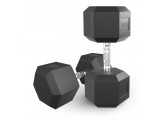 Гантель гексагональная обрезиненная 32,5 кг UnixFit DBHEX32_5x2 2 шт