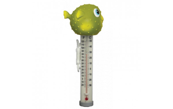 Термометр-игрушка для измерения температуры воды в бассейне (K265DIS/6P) Kokido Рыбка Фугу  AQ12175 600_380
