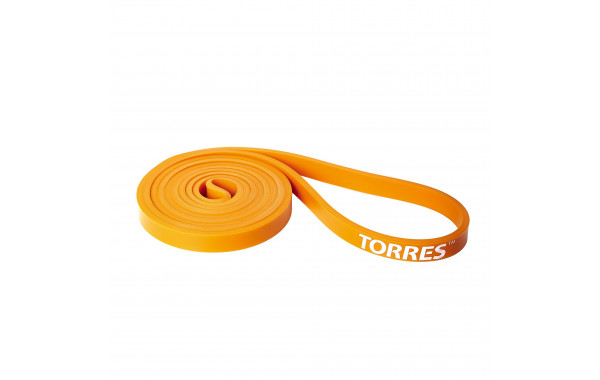 Эспандер Torres латексная петля, сопротивление 15 кг, 208см, шир.1,3 см AL0046 оранжевый 600_380