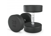 Гантель круглая обрезиненная 25 кг UnixFit PRO DBRND25PBKx2 2 шт