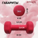 Гантель в неопреновой оболочке 3кг Fitex Pro FTX-2015-3kg 75_75