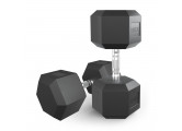 Гантель гексагональная обрезиненная 37,5 кг UnixFit DBHEX37_5x2 2 шт