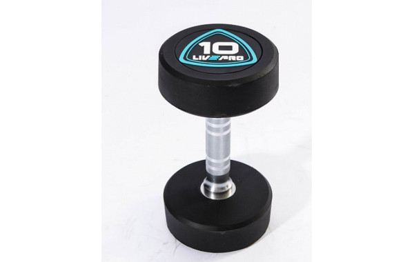 Гантели в уретане 8 кг Live Pro Studio Dumbbells LP8075-08 600_380