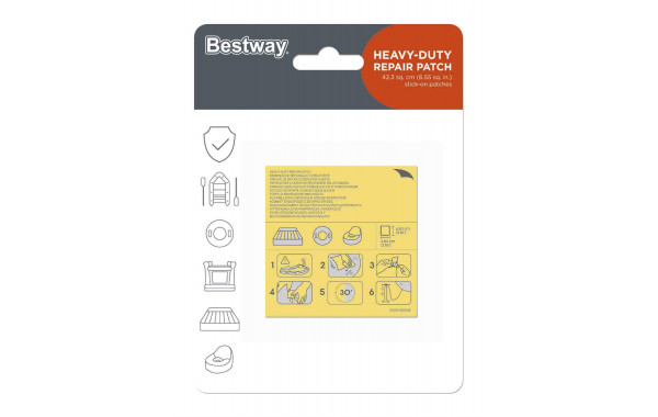 Ремкомплект повышенной плотности Bestway 62068 (10шт 6,5х6,5см) 600_380