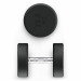 Гантель круглая обрезиненная 22,5 кг UnixFit PRO DBRND22_5PBKx2 2 шт 75_75