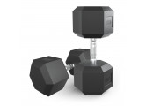 Гантель гексагональная обрезиненная 40 кг UnixFit DBHEX40x2 2 шт