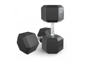 Гантель гексагональная обрезиненная 35 кг UnixFit DBHEX35x2 2 шт