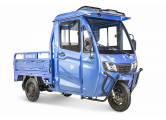 Грузовой электротрицикл RuTrike КАРГО Кабина 1500 60V1000W 022468-2652 темно-синий