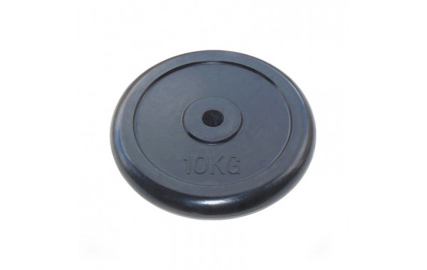 Диск обрезиненный 10кг Johns 71019-10B-26 чёрный 600_380