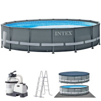 Каркасный бассейн круглый 488х122cм Intex Ultra XTR Frame 26326
