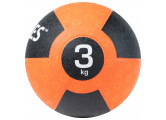 Медбол 3кг, d22,9см, резина Torres AL00233 оранжево-черный