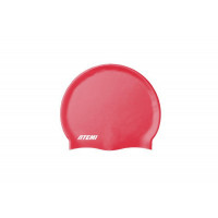 Шапочка для плавания Atemi silicone cap Bright red TSC1R красный