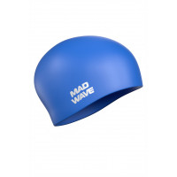 Силиконовая шапочка Mad Wave Long hair silicone M0511 01 0 04W синий