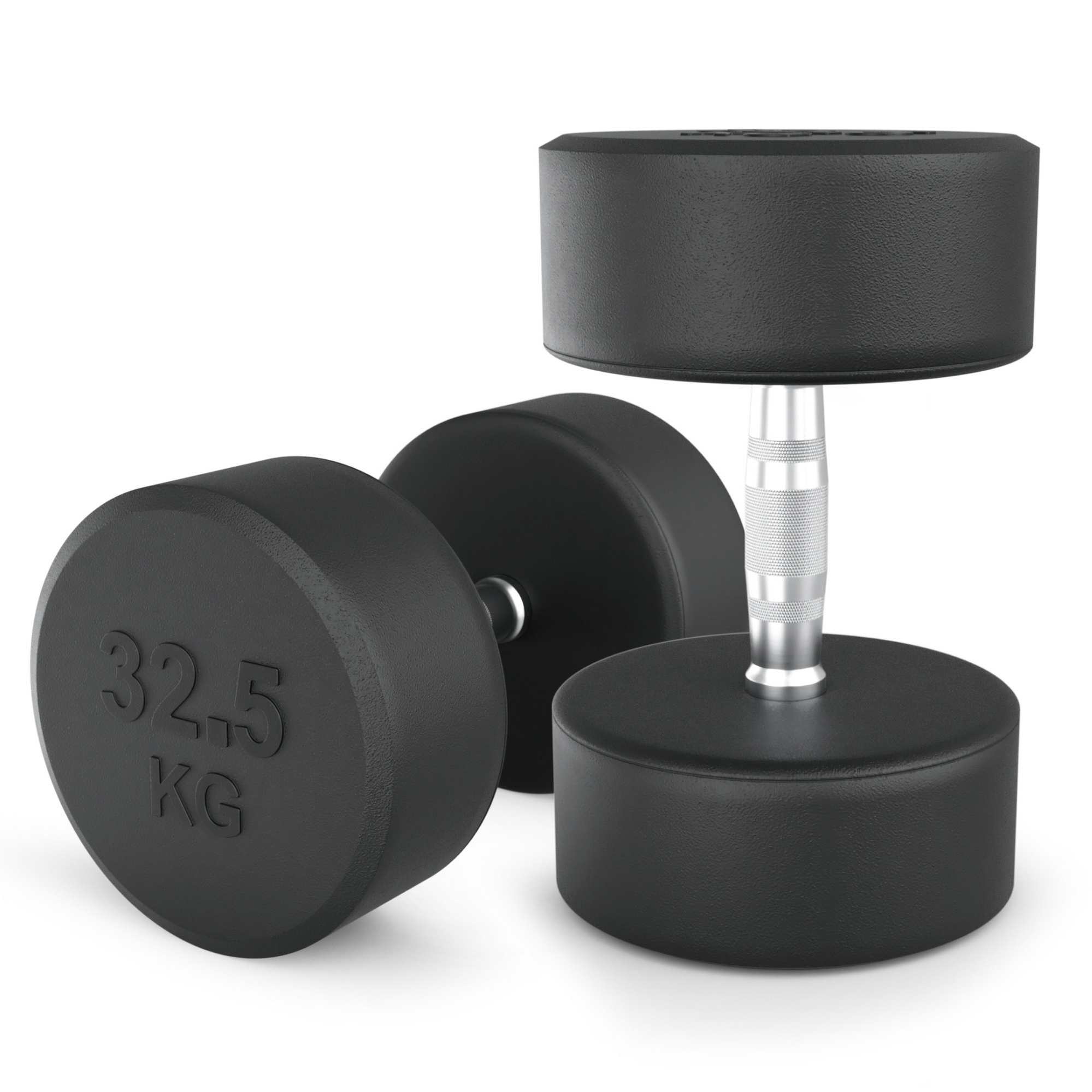Гантель круглая обрезиненная 32,5 кг UnixFit PRO DBRND32_5PBKx2 2 шт 1999_2000