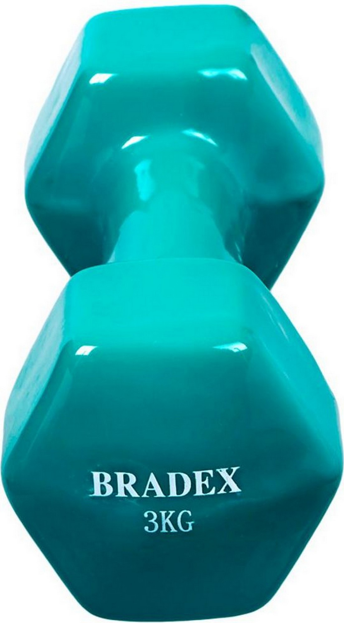 Набор гантелей обрезиненных 2x3 кг Bradex SF 1017 голубой 1104_2000