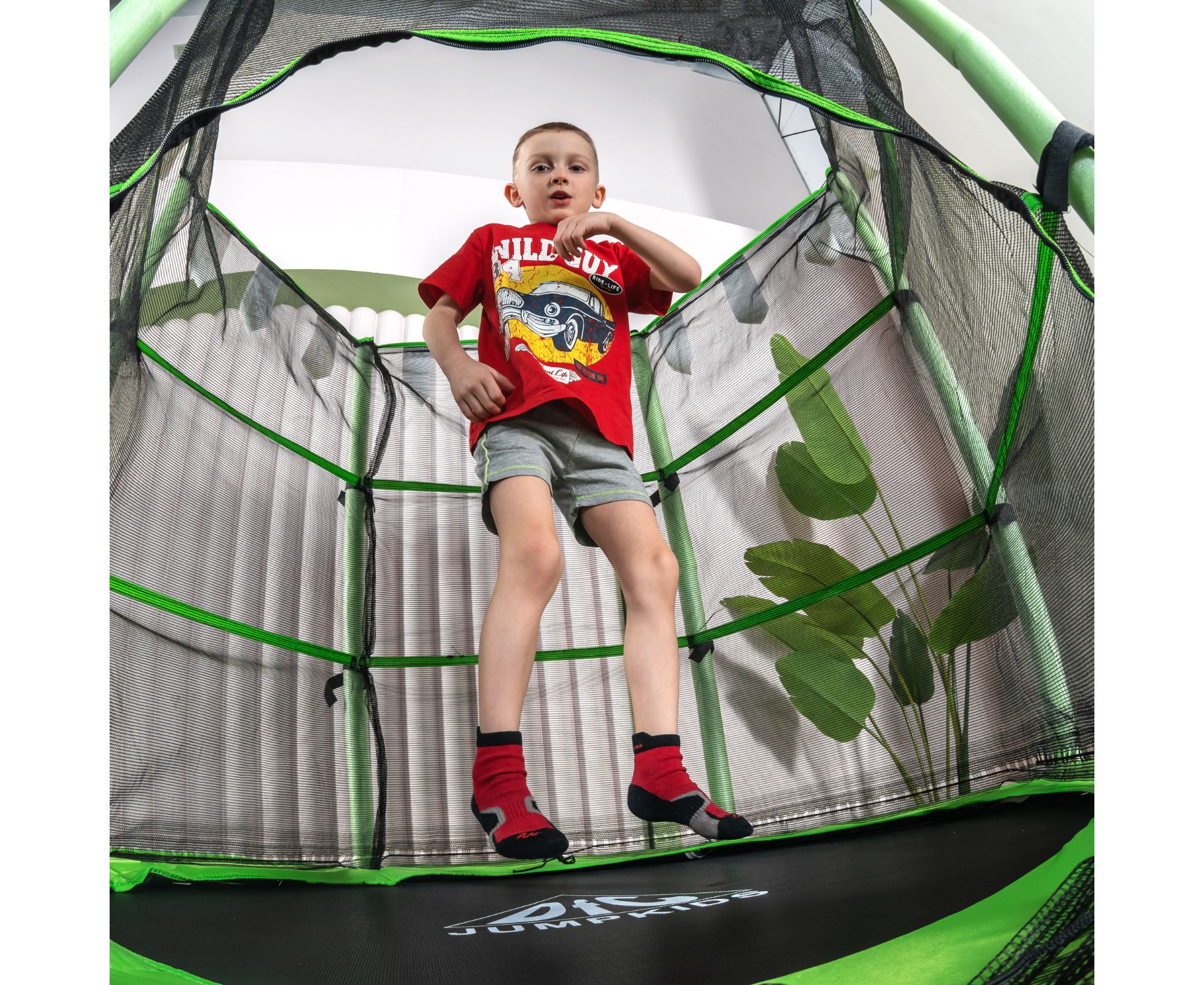 Батут DFC Jump kids 55" (137см) 55INCH-JD-G светло-зеленый 1834_1500