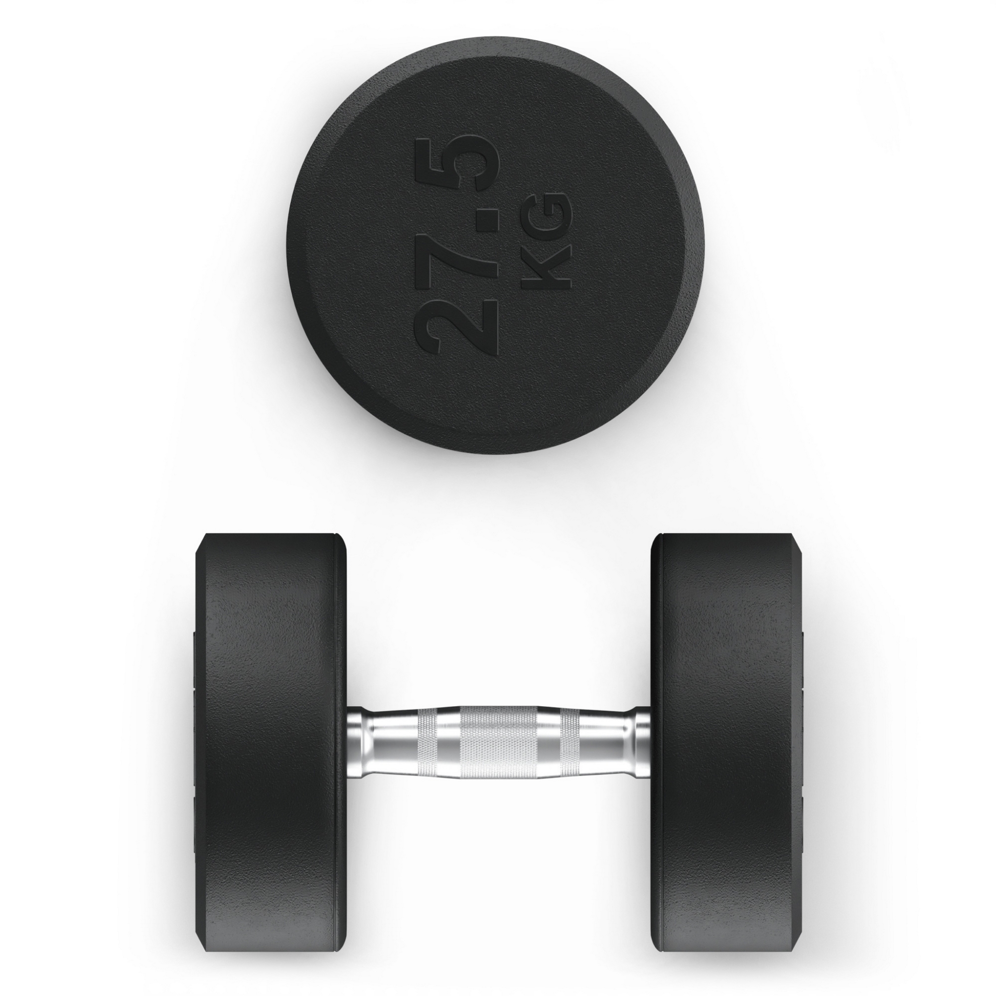 Гантель круглая обрезиненная 27,5 кг UnixFit PRO DBRND27_5PBKx2 2 шт 1999_2000