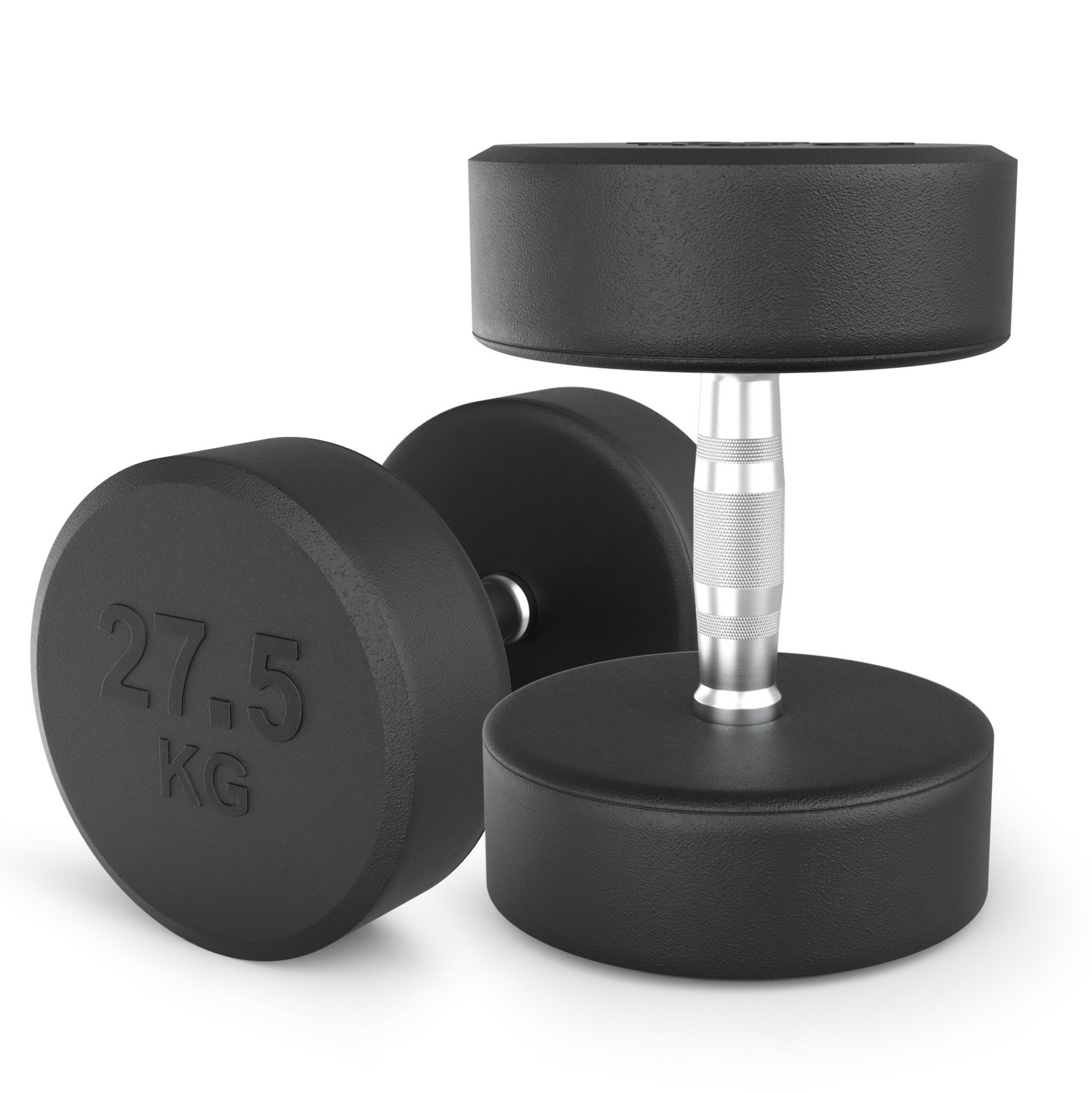 Гантель круглая обрезиненная 27,5 кг UnixFit PRO DBRND27_5PBKx2 2 шт 1999_2000