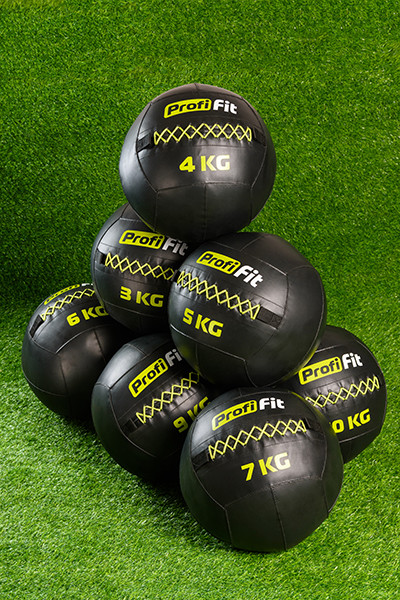 Медицинбол набивной (Wallball) Profi-Fit 7 кг 400_600