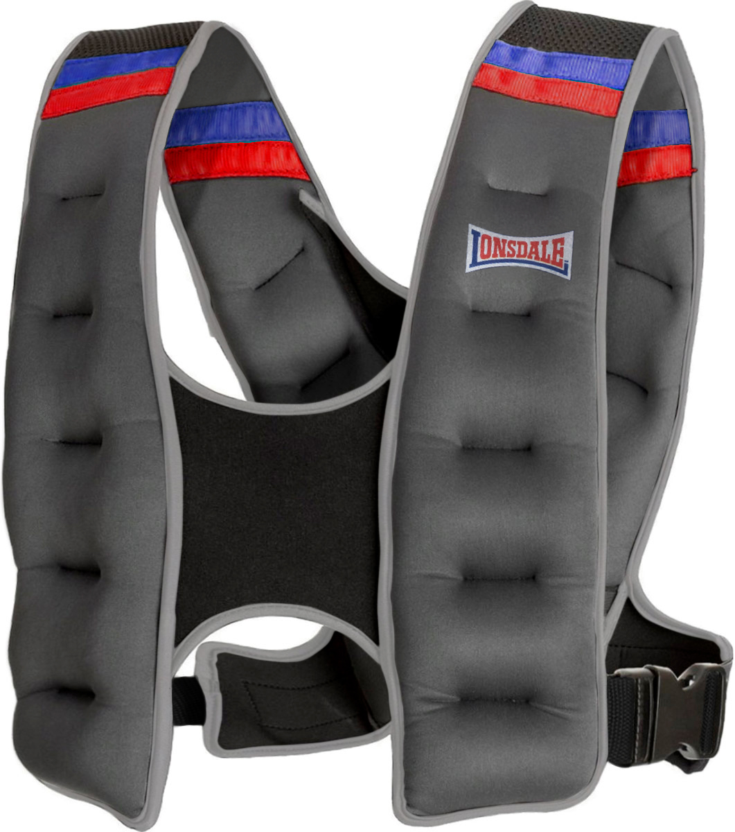 Жилет с утяжелением (5кг) Lonsdale Weight Vest 160083-5 серый 1061_1200