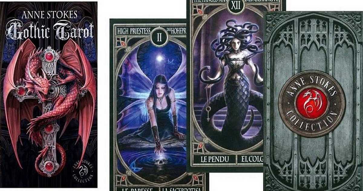 Карты Таро Fournier Anne Stokes Gotic Tarot F41590 1200_630