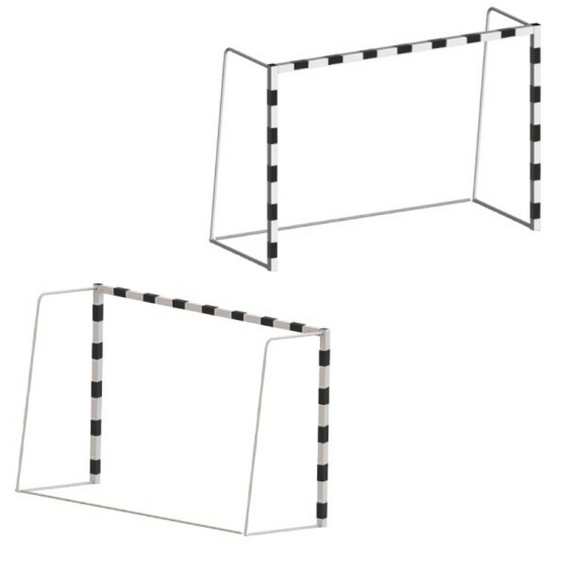 Ворота для гандбола\мини-футбола 300х200х130см стальные мобильные (пара) Dinamika ZSO-002781 800_800