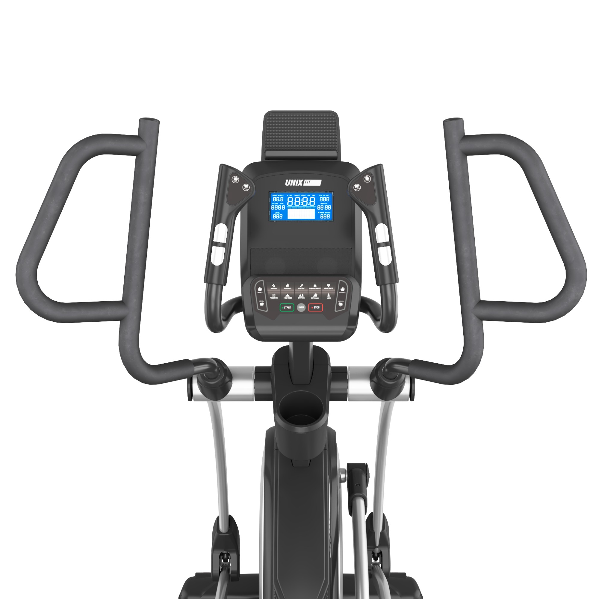 Эллиптический тренажер UnixFit E-950 PRO Manual Incline (LED) ELE950MILED 2000_2000