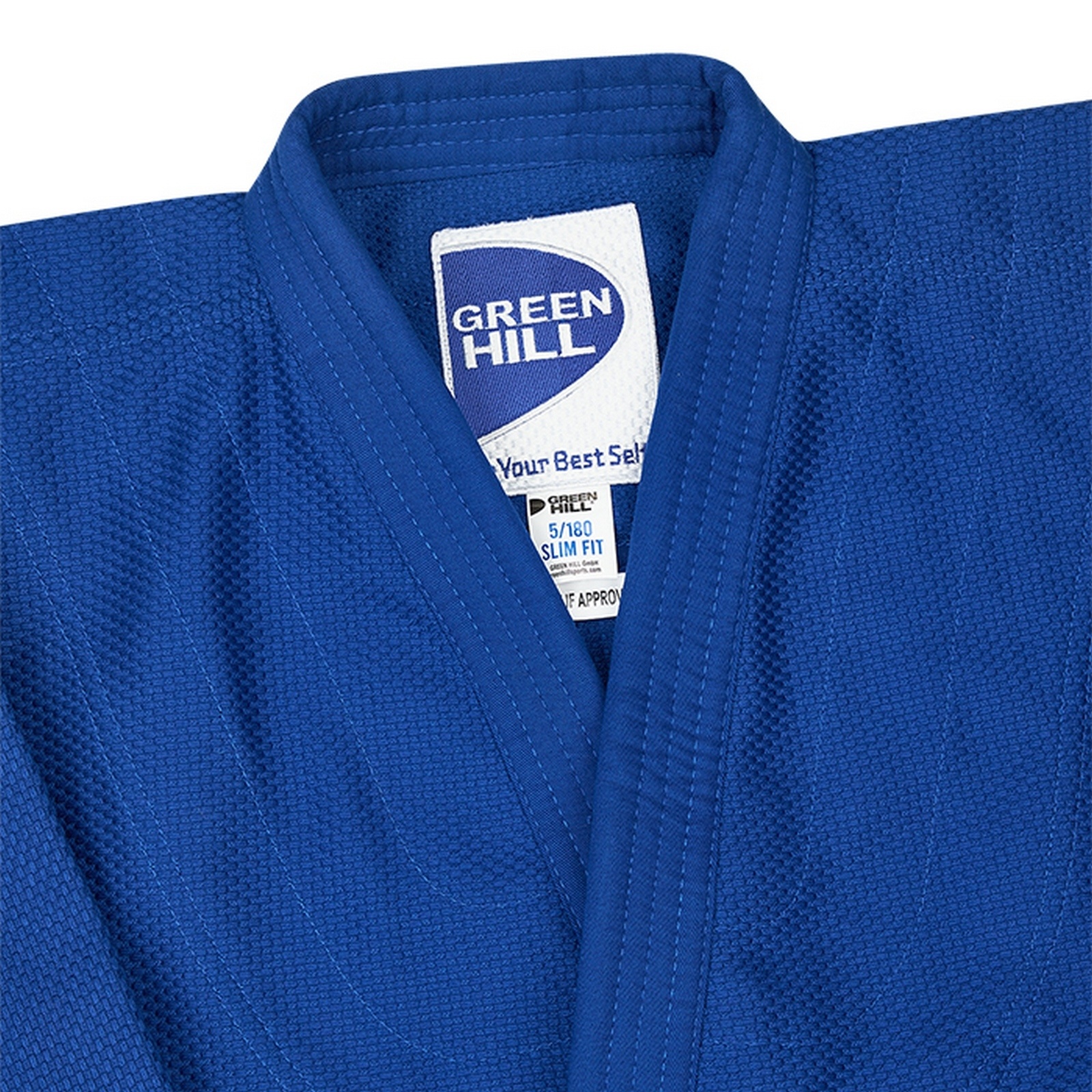 Кимоно Дзюдо Green Hill SUPER одобрено IJF, 2024 JSS-10212EU7 синий 1600_1600