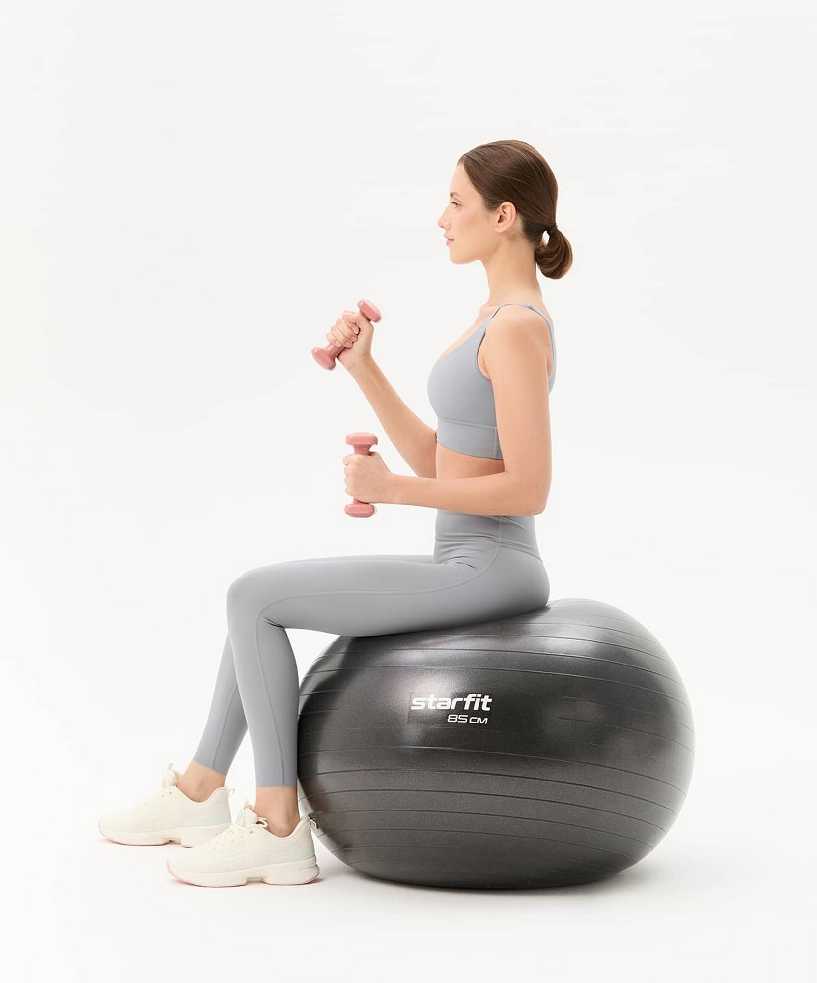 Гантель виниловая 1 кг Star Fit DB-106 терракотовый 1663_2000