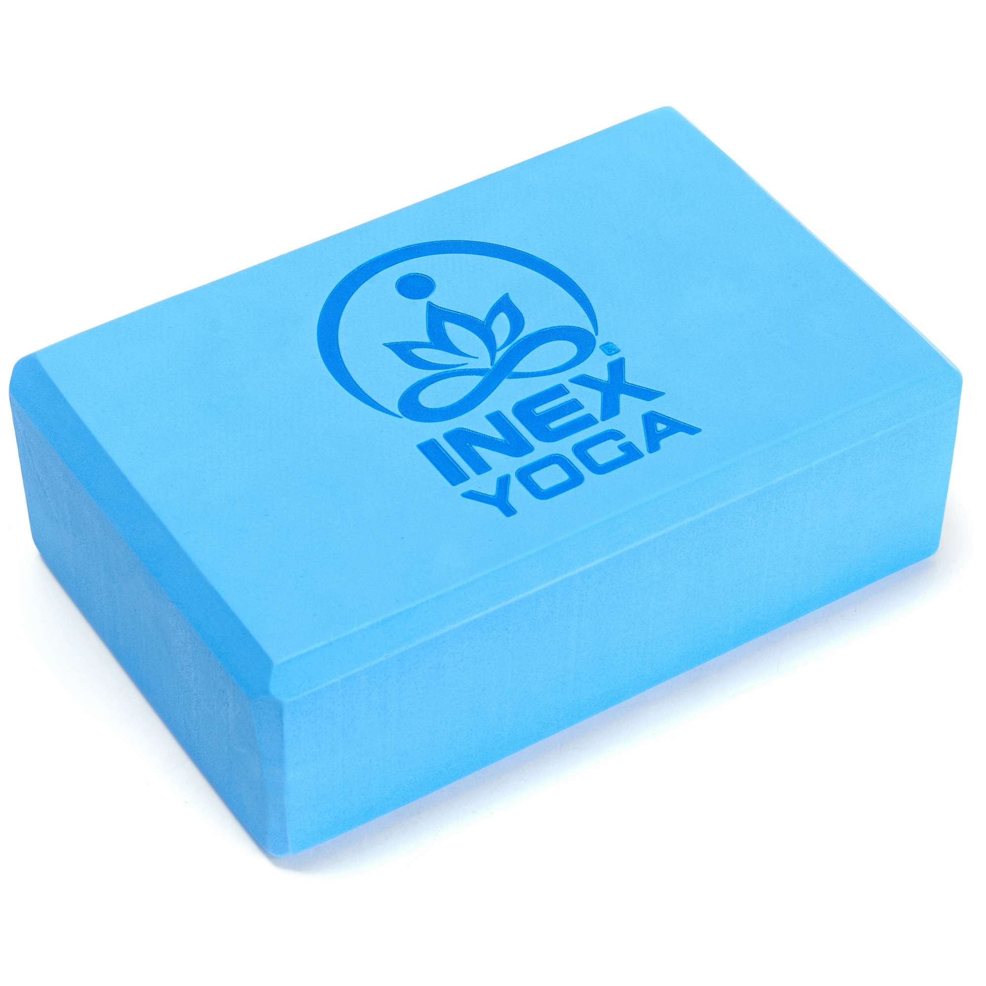 Блок для йоги 23x15x7см Inex EVA Yoga Block 3" YGBK3-CB кобальтовый синий 2000_2000