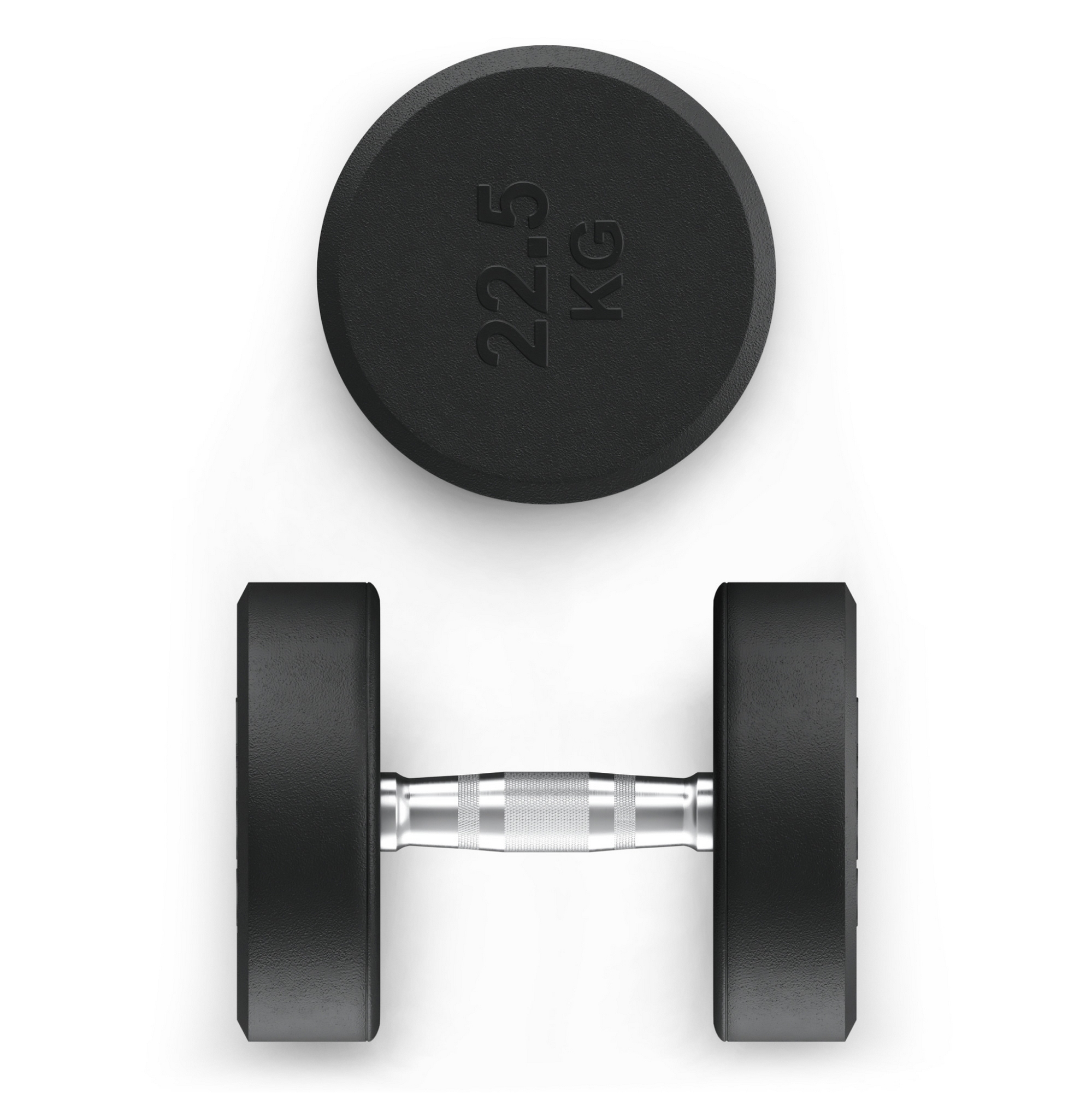Гантель круглая обрезиненная 22,5 кг UnixFit PRO DBRND22_5PBKx2 2 шт 1999_2000
