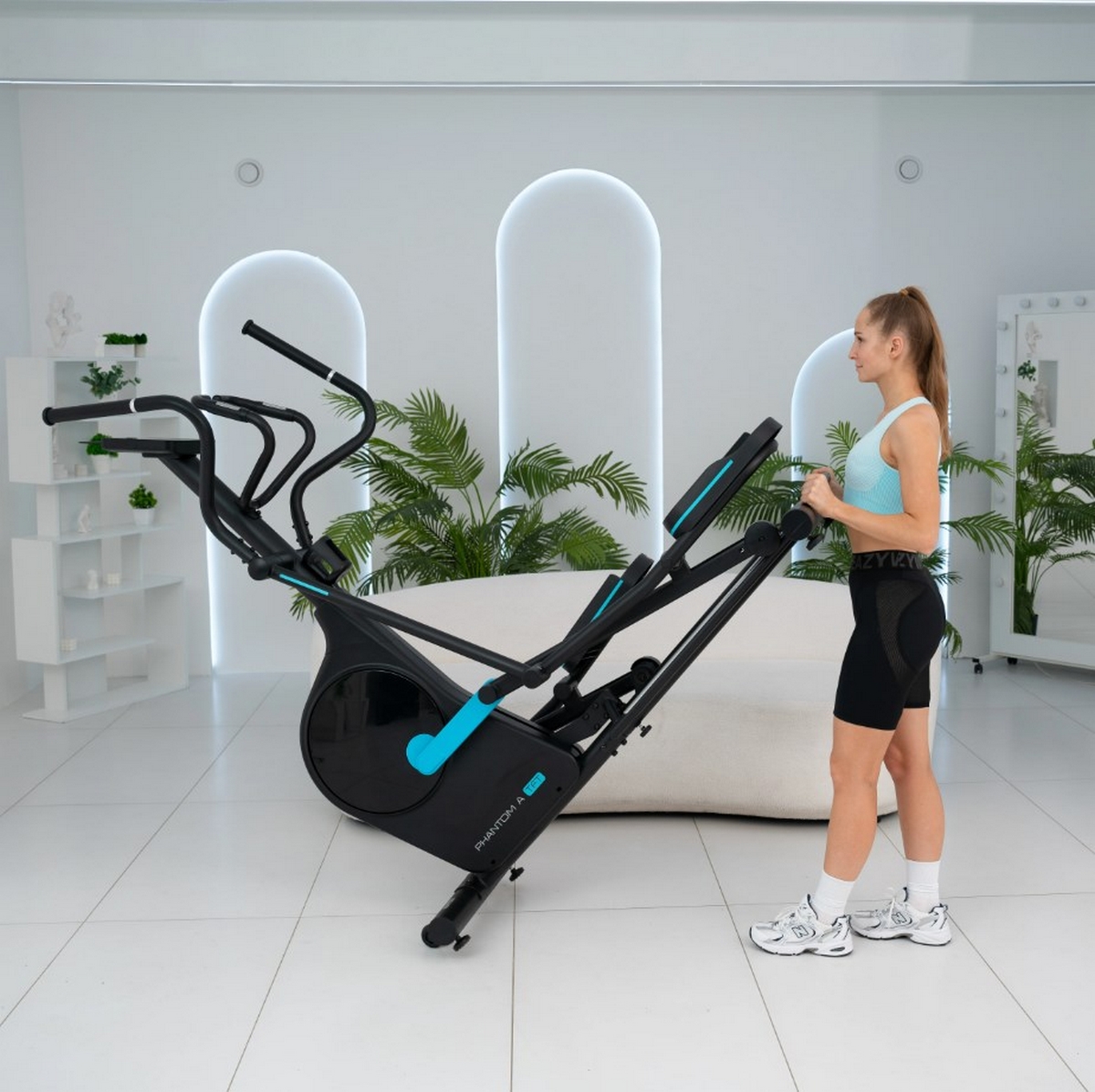 Эллиптический тренажер домашний Oxygen Fitness PHANTOM A TFT 1200_1197