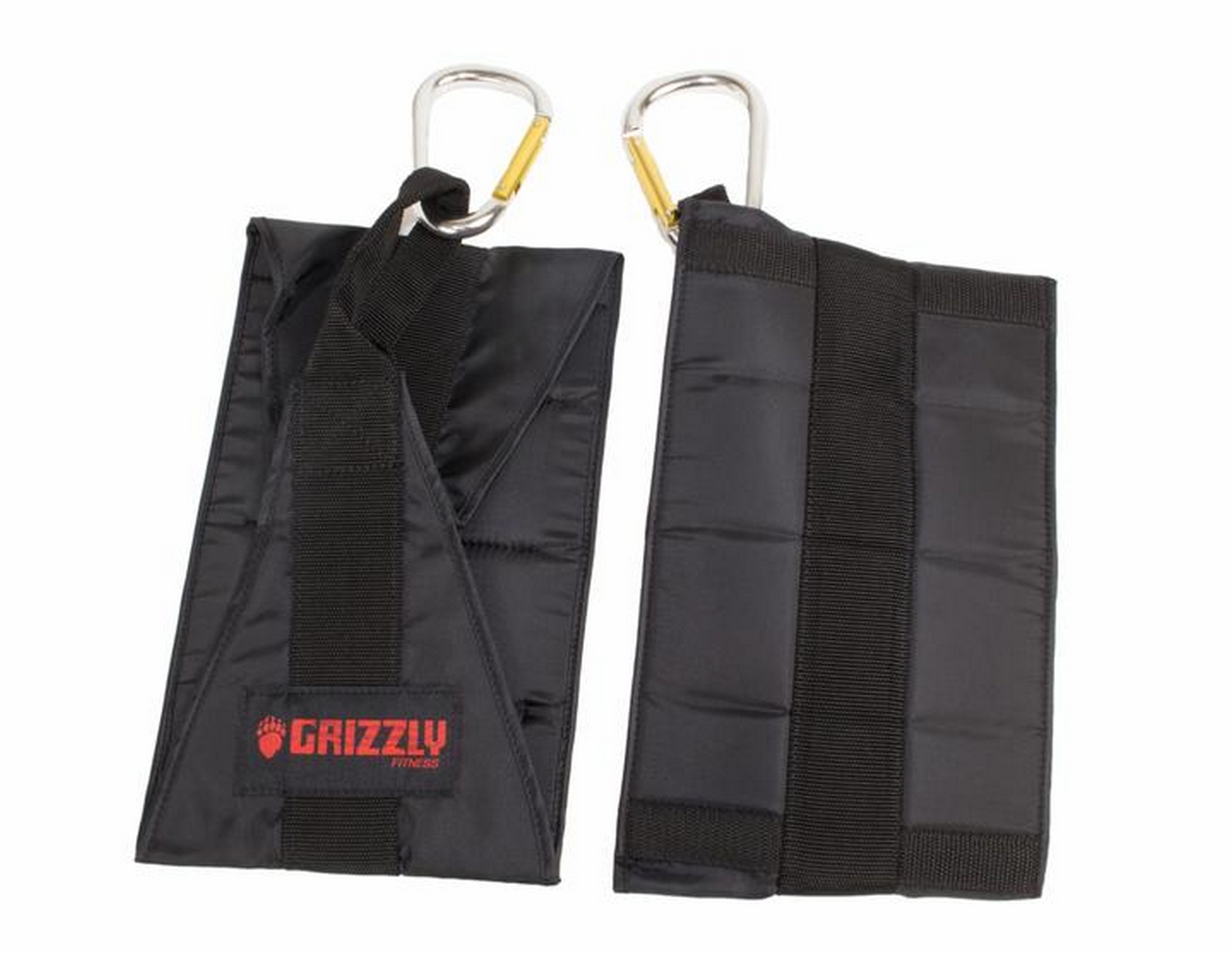 Пeтли Бepeшa Grizzly Deluxe Hanging Ab Straps 8671-04 черный 2000_1547