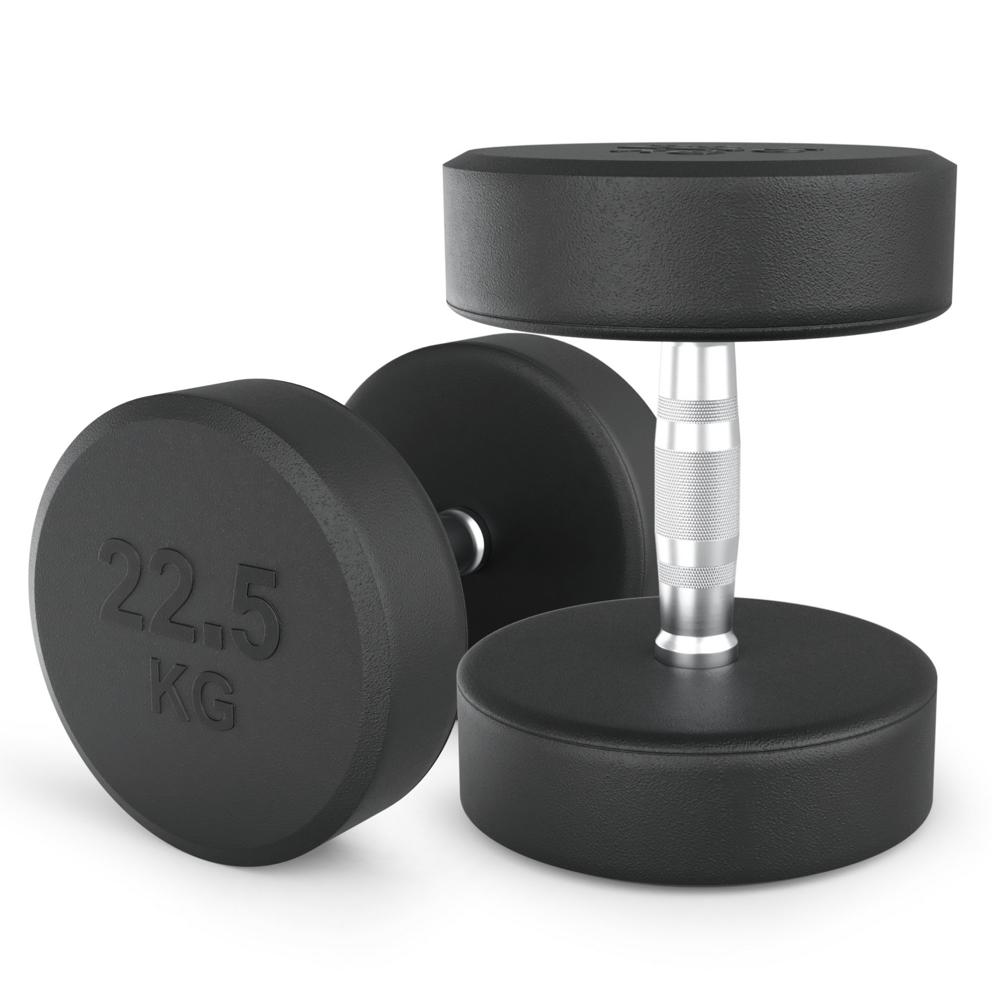 Гантель круглая обрезиненная 22,5 кг UnixFit PRO DBRND22_5PBKx2 2 шт 1999_2000
