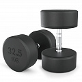 Гантель круглая обрезиненная 32,5 кг UnixFit PRO DBRND32_5PBKx2 2 шт 120_120