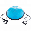 Полусфера Star Fit Bosu с эспандерами, с насосом GB-502 синий 120_120