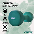 Гантель в неопреновой оболочке 4кг Fitex Pro FTX-2015-4kg 120_120
