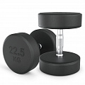 Гантель круглая обрезиненная 22,5 кг UnixFit PRO DBRND22_5PBKx2 2 шт 120_120